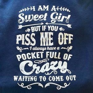 Ladies funny hoodie
